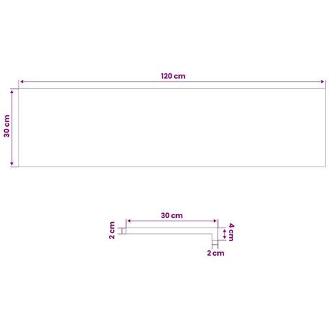 Tappeti per scale 2 pz 120 x 30 x 2 cm Marrone - Foto 7