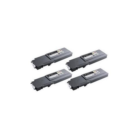593-11114 Toner Originale Ciano per Dell C3760dn / C3760n Capacità 3000 Pagine - Foto 1