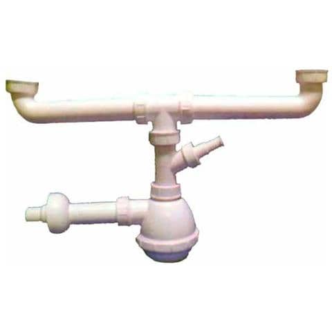 Sifone Lavelli Pera 2 Vie Pp Bianco - Foto 1