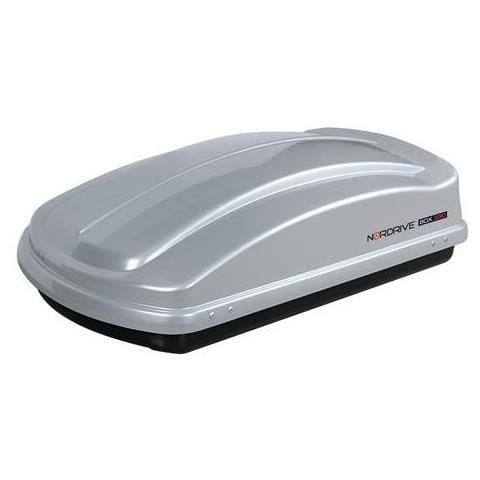 Box Da Tetto Baule Portatutto 330l Argento Lucido Abs - Foto 2