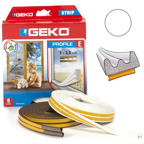 Guarnizione Paraspifferi Parafreddo 6m Adesivo Profilo E Bianco Per Porte E Finestre - Foto 1