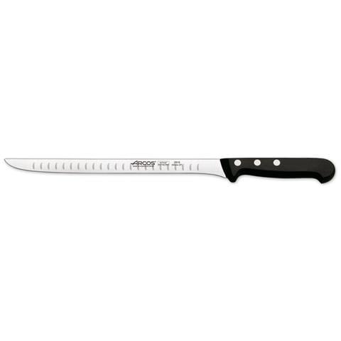 Serie Universal - Coltello Prosciutto - Lama Acciaio Inossidabile Nitrum 240 Mm Con Alveoli - Manico Polioxymetilene (pom) Colore Nero - Foto 1