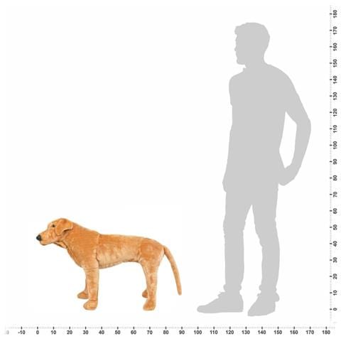 Cane Labrador in Peluche in Piedi Marrone Chiaro XXL - Foto 2