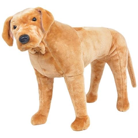 Cane Labrador in Peluche in Piedi Marrone Chiaro XXL - Foto 1