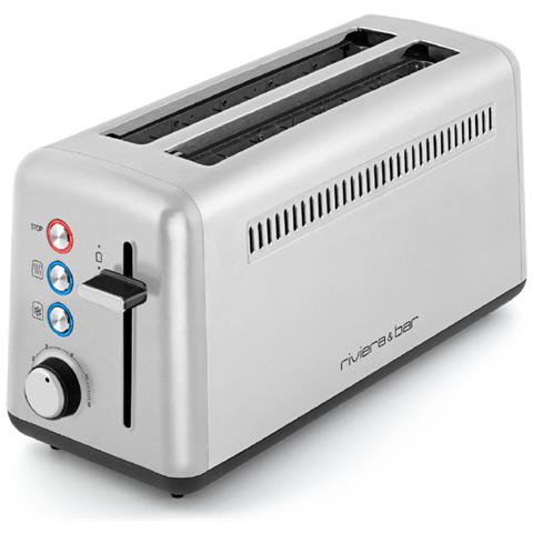 Tostapane 2 Fessure 1500w Acciaio Inox - Qgp480 - Foto 4