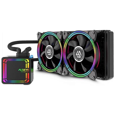 Dissipatore A Liquido 240mm Rgb 250w Lga 1150 1151 1155 1156 1366 2011 2066 775 - Foto 5