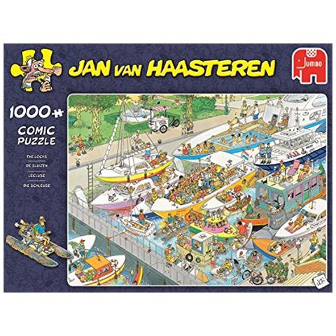 Jumbo- The Locks Jigsaw Puzzle 1000 Pezzi, Multicolore, 19067 - Foto 2