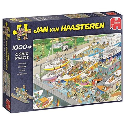 Jumbo- The Locks Jigsaw Puzzle 1000 Pezzi, Multicolore, 19067 - Foto 1