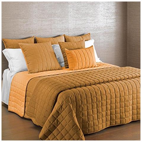 Quilt Copriletto Modern Singolo Caleffi Double Face Nocciola - Foto 2