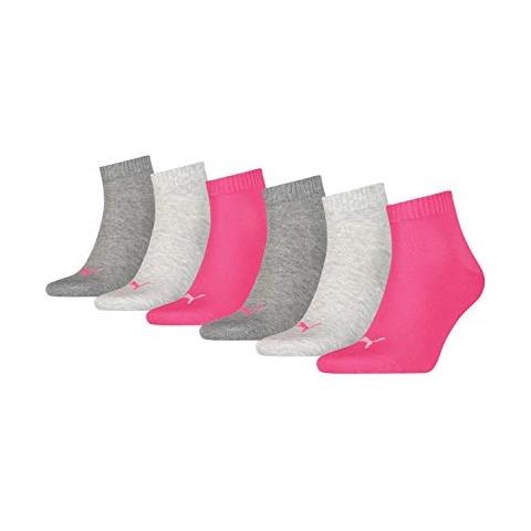 Calze - Tinta Unita - Uomo 656 Middle Grey Melange / Pink 35/38 - Foto 1