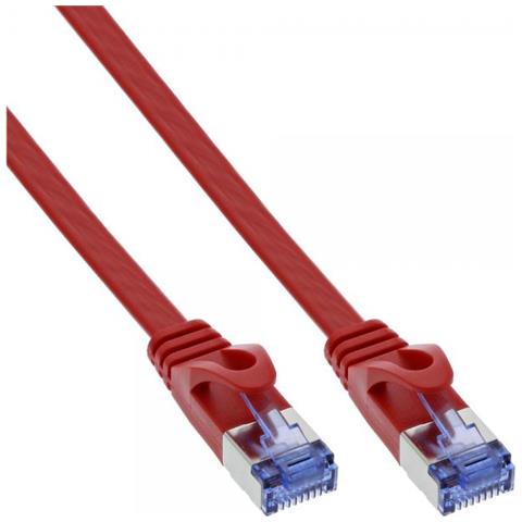 Cavo Patch Piatto - U-ftp - Cat.6a - Rosso - 2m - Foto 1
