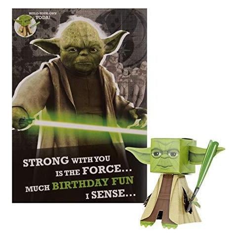 Generale Birthday Card Da Hallmark - Costruire Il Proprio Star Wars Yoda Design - Foto 1