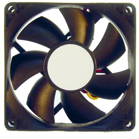 LL-VENTILADOR-8X8, Refrigeratore, Computer case, 8 cm, Nero - Foto 1