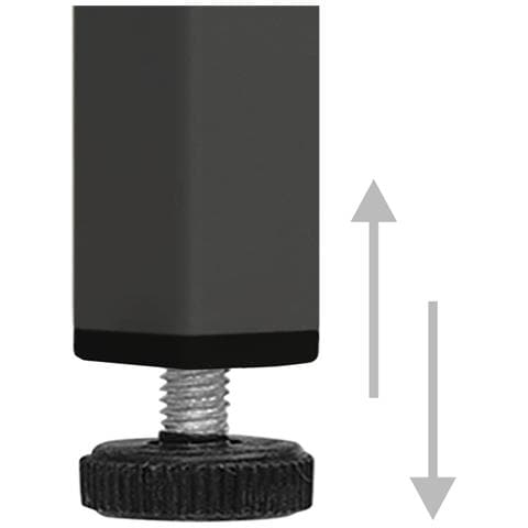 Vetrina Antracite 90x40x180 cm in Acciaio e Vetro Temperato - Foto 10