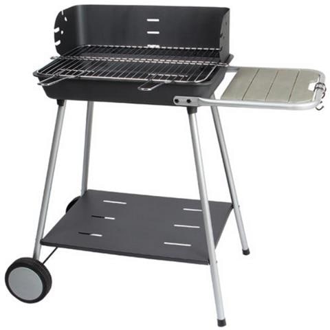 Barbecue A Carbonella 54,5x38,5cm Con Carrello - 37533700f - Foto 1