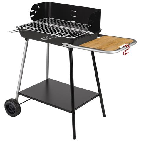 Barbecue A Carbonella 54,5x38,5cm Con Carrello - 37533700f - Foto 2