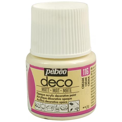 Pittura Acrilica Opaca - Crema - 45 Ml - Foto 2