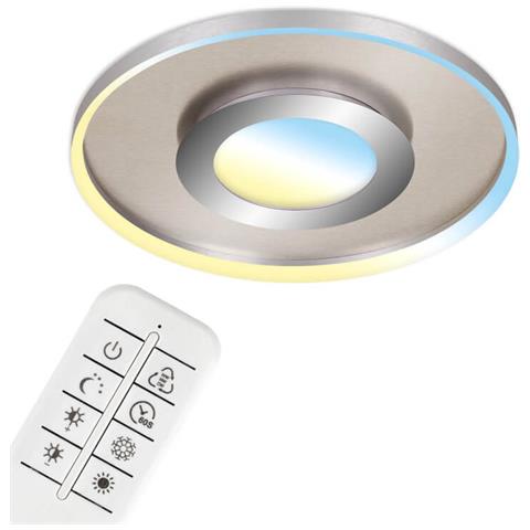 Lampada A Soffitto Led Cct, Ø 49,5 Cm, 25 W, 3000 Lm, Nickel Cromato - Foto 1