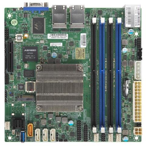 Scheda Madre A2SDI-4C-HLN4F-B Socket Altri socket Intel Mini-ITX - Foto 1