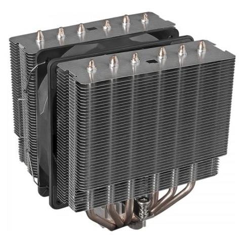 Mcpubk, Dissipatore Cpu, 4 Heatpipes Hct, Tdp 160w, Ventola Ultrasilenziosa Pwm 11 Cm, Nero - Foto 1