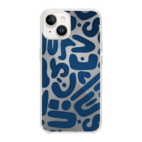 Cover Per Iphone 13/14 In Resina Fantasia Blu, Blu - Foto 1