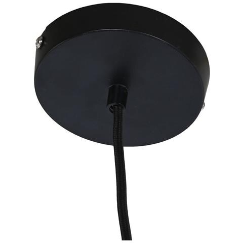 Lampadario Dkd Home Decor Marrone Nero Crema Metallo 50 W 35 X 35 X 20 Cm (2 Unità) - Foto 2