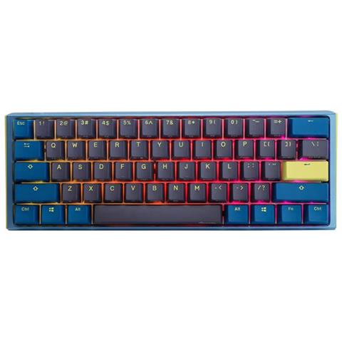 Tastiera USB 4711281560232 per Gaming (Layout Tedesco) Colore Oro - Foto 1