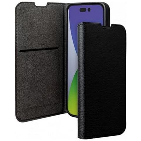 Custodia Per Iphone 14 Pro Folio Wallet Portacarte E Supporto Video, Nero - Foto 1