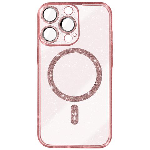 Cover Magsafe Per Iphone 14 Pro Max Silicone Glitterato - Foto 1