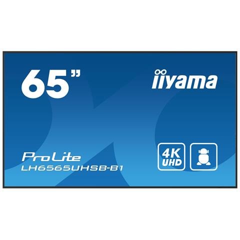 ProLite Pannello piatto per segnaletica digitale 163,8 cm (64.5") LCD Wi-Fi 500 cd /m² 4K Ultra HD Nero Processore integrato Android 11 24/7 - Foto 2