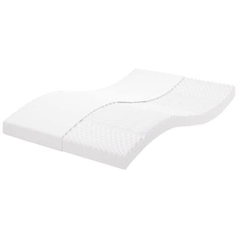 Materasso In Schiuma Bianco 140x190 Cm 7 Zone Durezza 20 Ild - Foto 1