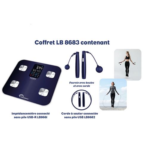 Impedenziometro Collegato 180kg / 100g + Corda Per Saltare - 8683 - Foto 3