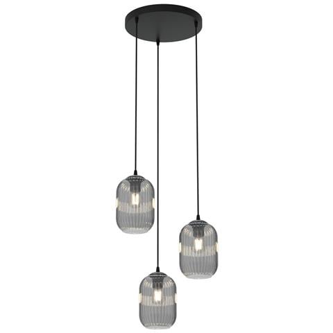 Lampada A Sospensione Verdi - Nero - Metallo - 30x30x140 Cm - Foto 1