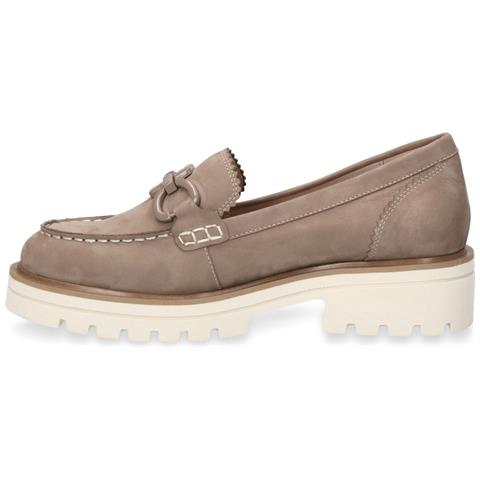 Mud Nubuc Casual Closed Loafers Mocassino Pelle Scarpe Donna Marrone Eu 39, 9-24706-20-356 - Foto 3