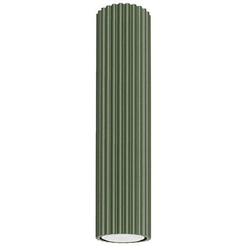 Lampada Da Soffitto Karbon 30 Verde Oliva Sl. 1608 - Minimalista Lampada Da Soffitto Verde Oliva 30x6.5x6.5 Cm - Foto 1