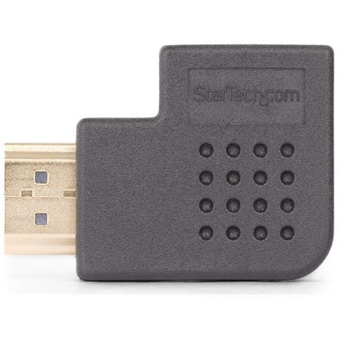 Adattatore HDMI 2.0 ad angolo retto da maschio a femmina, salvaporta HDMI ad alta velocità orizzontale a 90 gradi, 4K 60Hz, M /F - Foto 2