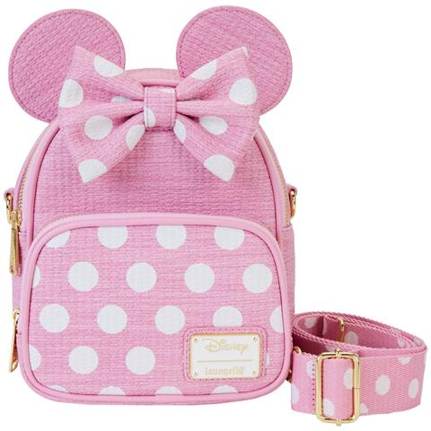 Disney By Mochila Mini Minnie In Paglia Convertibile - Foto 1
