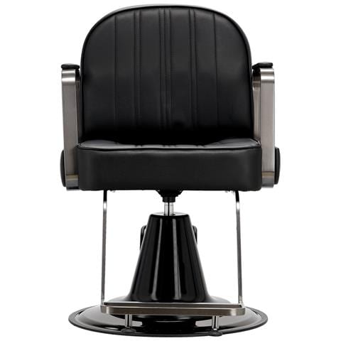 Poltrona Da Barbiere Girevole Idraulica Per Salone Di Parrucchiere Poggiapiedi Cromato Palermo Barber Chair - Foto 2