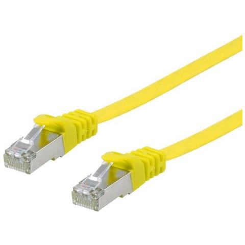 607667 cavo di rete Giallo 0,5 m Cat6a U /FTP (STP) - Foto 1