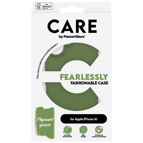 CARE by PG Green iPhone16 6.1 custodia per cellulare Cover Trasparente - Foto 4
