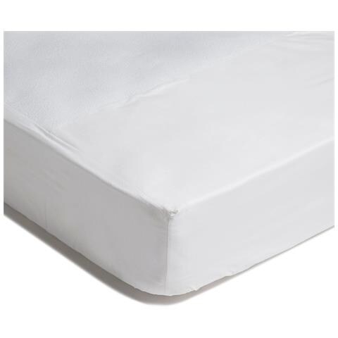 Coprimaterasso Hotellerie Idrorepellente In Pvc Colore Bianco Misura Singolo - Foto 1