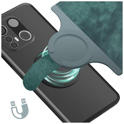 Custodia Magsafe Per Smartphone Fino A 6.9 Pollici Flip Portafoglio - Foto 2