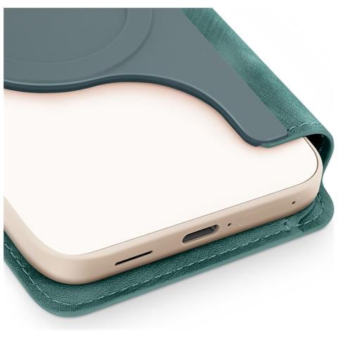 Custodia Magsafe Per Smartphone Fino A 6.9 Pollici Flip Portafoglio - Foto 5