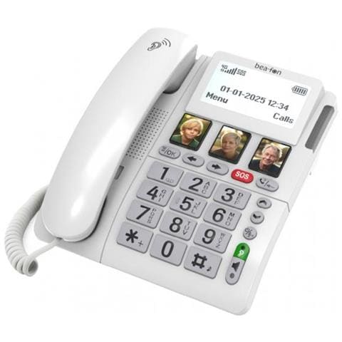 Beafon Ml10 Lte Telefono Analogico Identificatore Di Chiamata Bianco - Foto 1