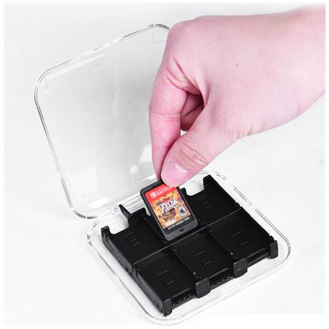 Custodia Compatta Trasparente Per Schede Di Gioco Per Nintendo Switch - Foto 3