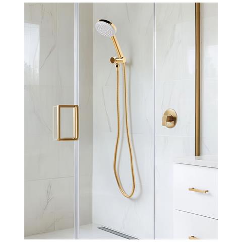 Kit Doccia Con Soffione E Flessibile Aypate Oro - Foto 1