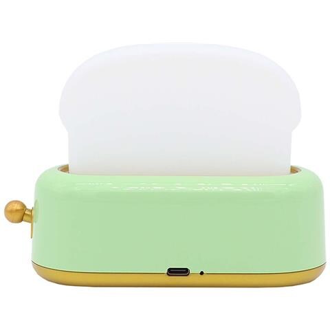 Luce Notturna Per Bambini, Atmosfera Dolce E Rilassante Belyo Toast Divertente, Blanc / Vert - Foto 2