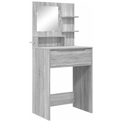 Tavoli da Trucco per Camera da Letto con cassetto Grigio Sonoma - Foto 1