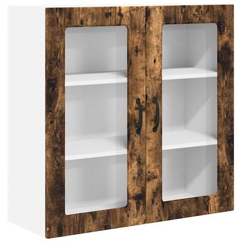 Pensile cucina Rovere fumé 80 x 31 x 80 cm Legno multistrato - Foto 1