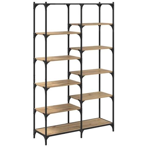 Libreria rovere artigianale 100 x 32 x 170 cm Legno multistrato - Foto 1